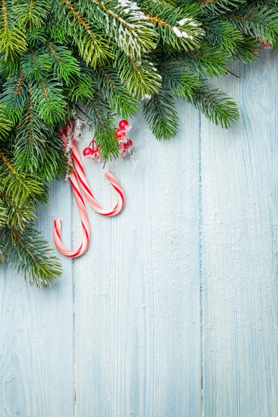 Abeto de neve de Natal — Fotografia de Stock