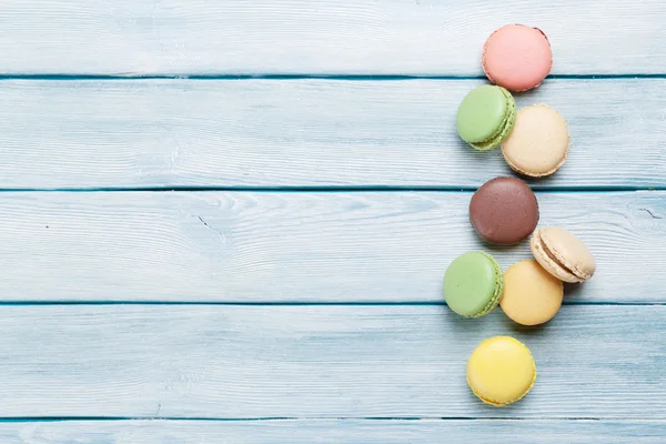 Macaron dolci colorati — Foto Stock