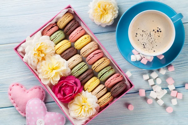 Colorful Sweet macarons — Stock Photo, Image