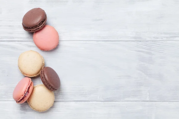 Γλυκό πολύχρωμο macaroons — Φωτογραφία Αρχείου