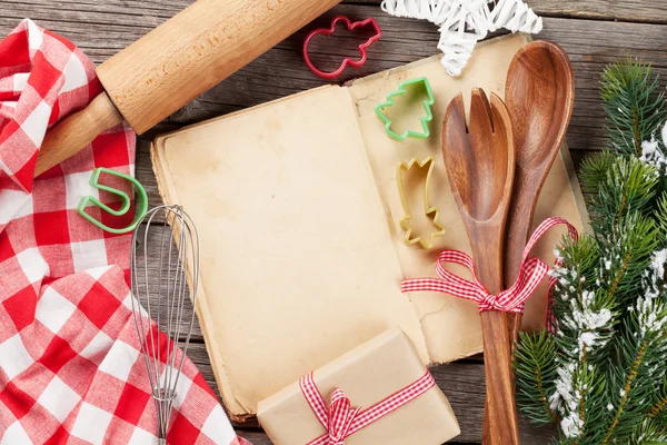 Christmas cooking utensils — Stock Photo, Image