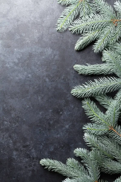 Karácsonyi fenyő fa ága háttér — Stock Fotó