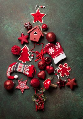 Noel dekor köknar ağacı Şekil