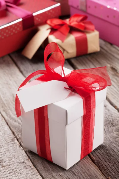 Valentines day gift boxes — Stock Photo, Image