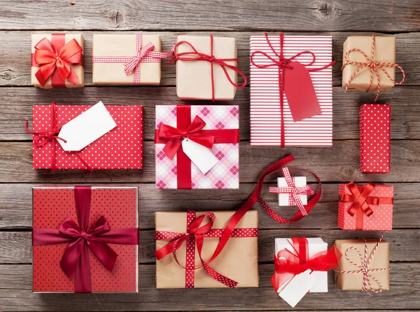 Scatole regalo di Natale — Foto Stock