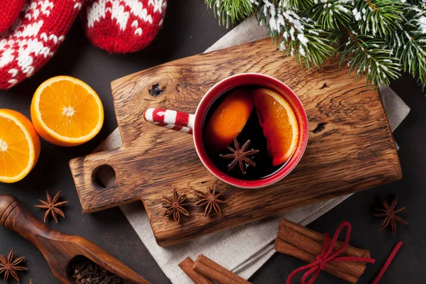 Ingredienser för jul glögg vin — Stockfoto