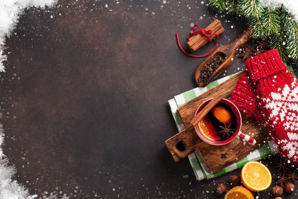 Ingredientes para vino caliente de Navidad —  Fotos de Stock