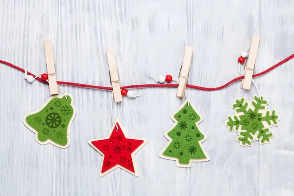 Decoración de Navidad sobre fondo blanco — Foto de Stock