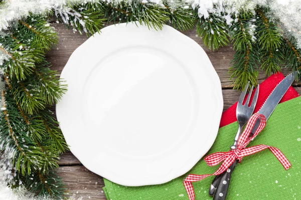 Prataria de jantar de Natal — Fotografia de Stock