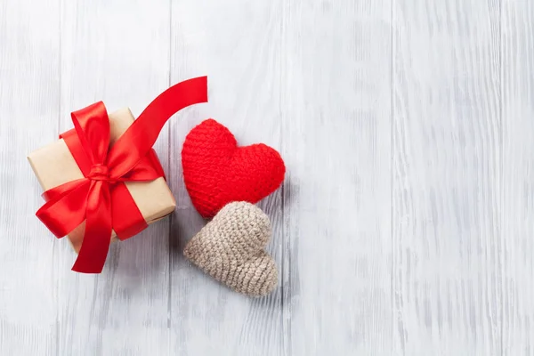 Kalpleri ve hediye kutusu — Stok fotoğraf