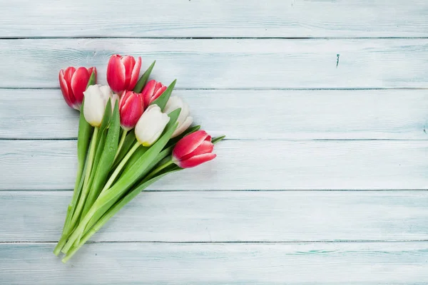 Bouquet de tulipes colorées — Photo