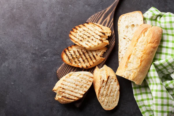 Ciabatta toast brood — Stockfoto