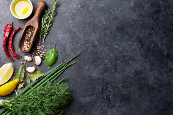 Kruiden en specerijen ingrediënten — Stockfoto