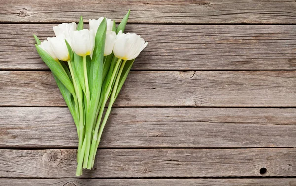 Buquê de tulipas brancas — Fotografia de Stock