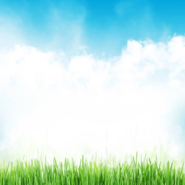 güneşli bir bahar arka plan