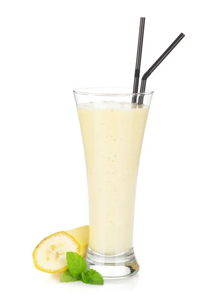 Banaan melk smoothie — Stockfoto