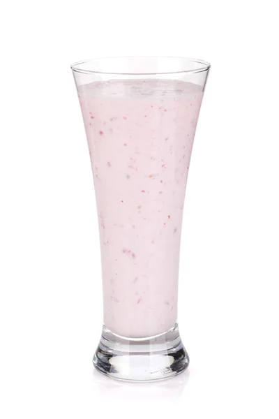 Raspberry milk smoothie Stock Photo