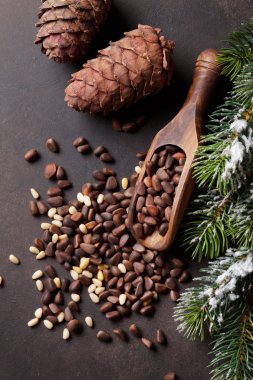 Tahta kaşık çam fıstığı 