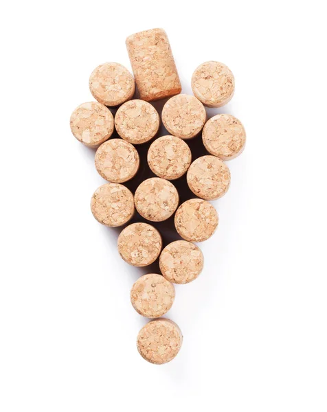 Wine corks grape shape — Stock Photo, Image