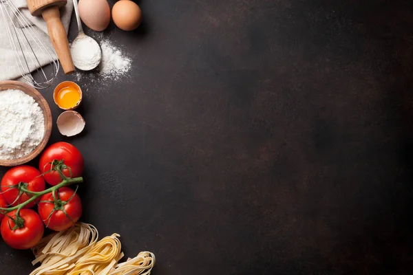 Pasta koken ingrediënten — Stockfoto