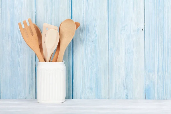 Kitchen wooden utensils — Stock Photo, Image