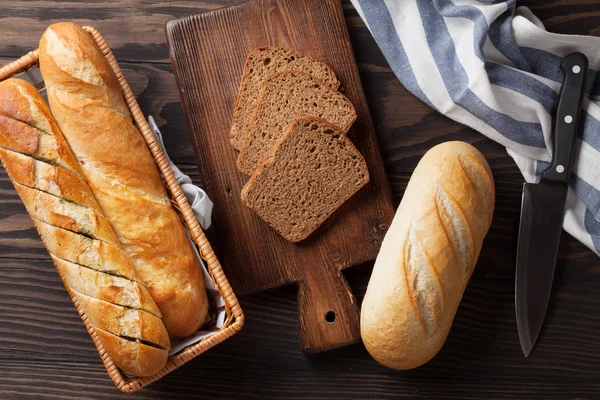 Fresh bread loafs — Stock Photo, Image