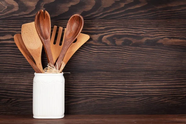 Kitchen wooden utensils — Stock Photo, Image