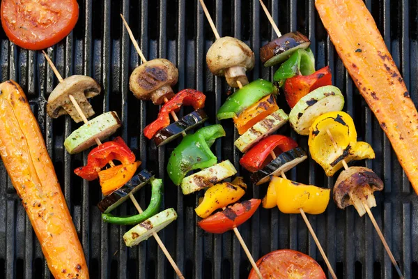 Grilled vegetables cooking — Stock Photo, Image