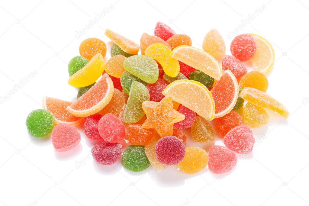 Colorful marmalade candies