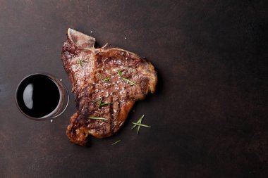 ızgara t-bone biftek 