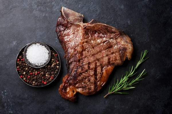 Grilovaný t-bone steak — Stock fotografie