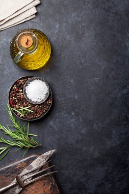 Yemek malzemeler ve mutfak eşyaları