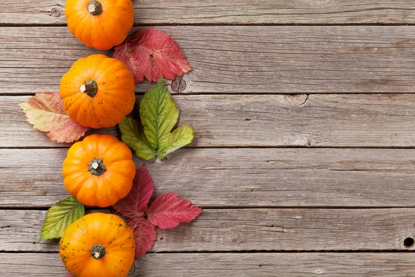 Autumn pumpkins frame — Stock Photo, Image