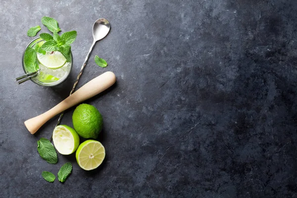 Mojito cocktailglas — Stockfoto