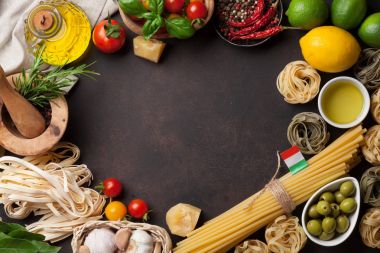 İtalyan pasta malzemeleri