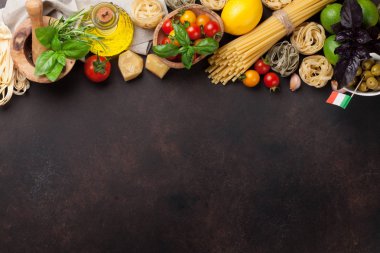 İtalyan pasta malzemeleri