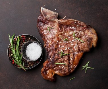 ızgara t-bone biftek