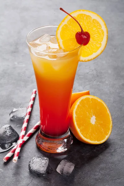 Tequila sunrise cocktail — Stock Photo, Image