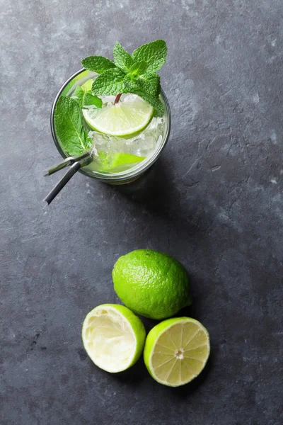 Mojito cocktailglas — Stockfoto