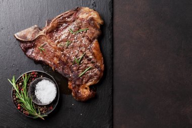ızgara t-bone biftek