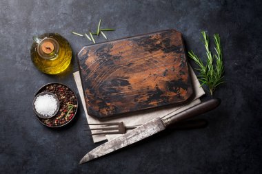 Yemek malzemeler ve mutfak eşyaları 