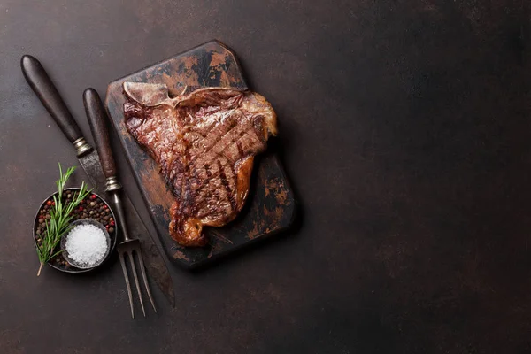 ızgara t-bone biftek