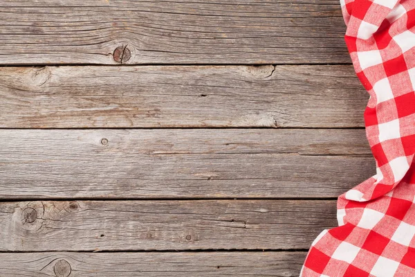 Kitchen towel on table — Stock Photo, Image