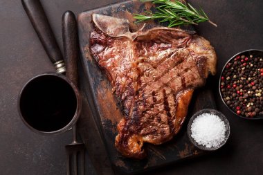 ızgara t-bone biftek