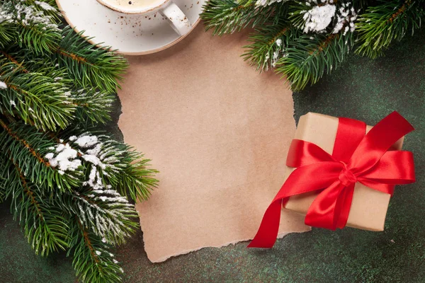 Pedaço de papel para desejos de Natal — Fotografia de Stock