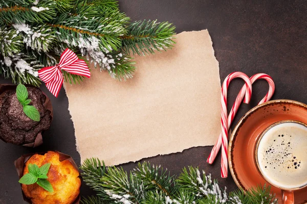 Pezzo di carta per auguri di Natale — Foto Stock