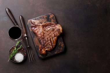 ızgara t-bone biftek