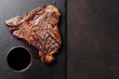 ızgara t-bone biftek