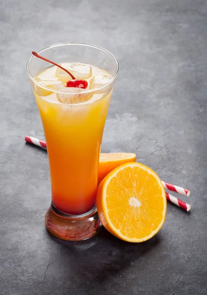 Cóctel Tequila Sunrise — Foto de Stock