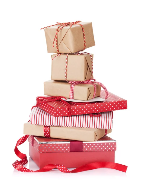 Cajas de regalo de Navidad — Foto de Stock